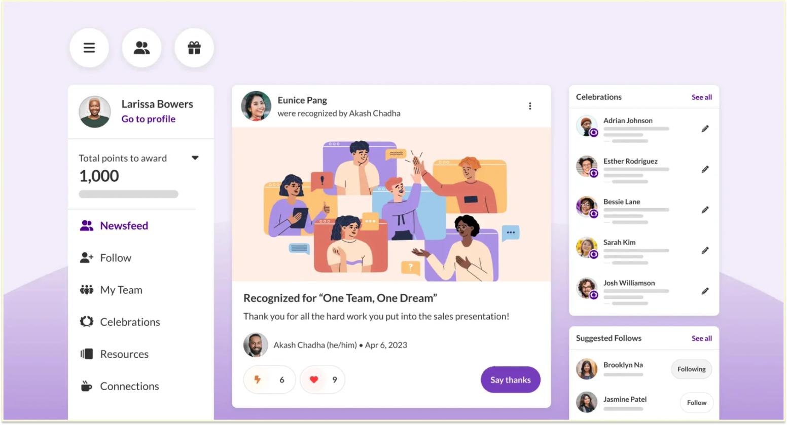 Achievers recognition platform