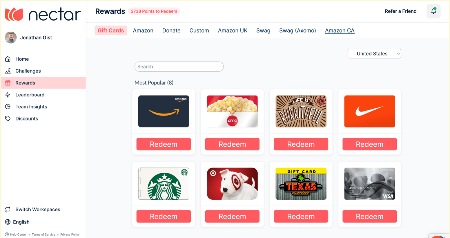 Nectar vs. Vantage Circle: Nectar Rewards