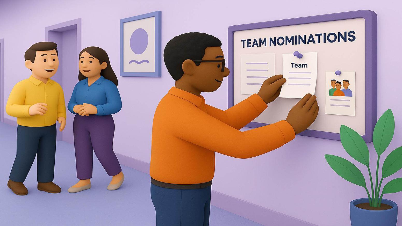 Team member award nomination examples