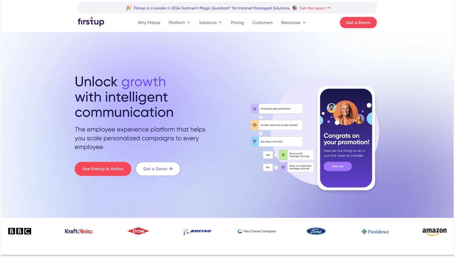 Employee Engagement Tools and Software: Firstup