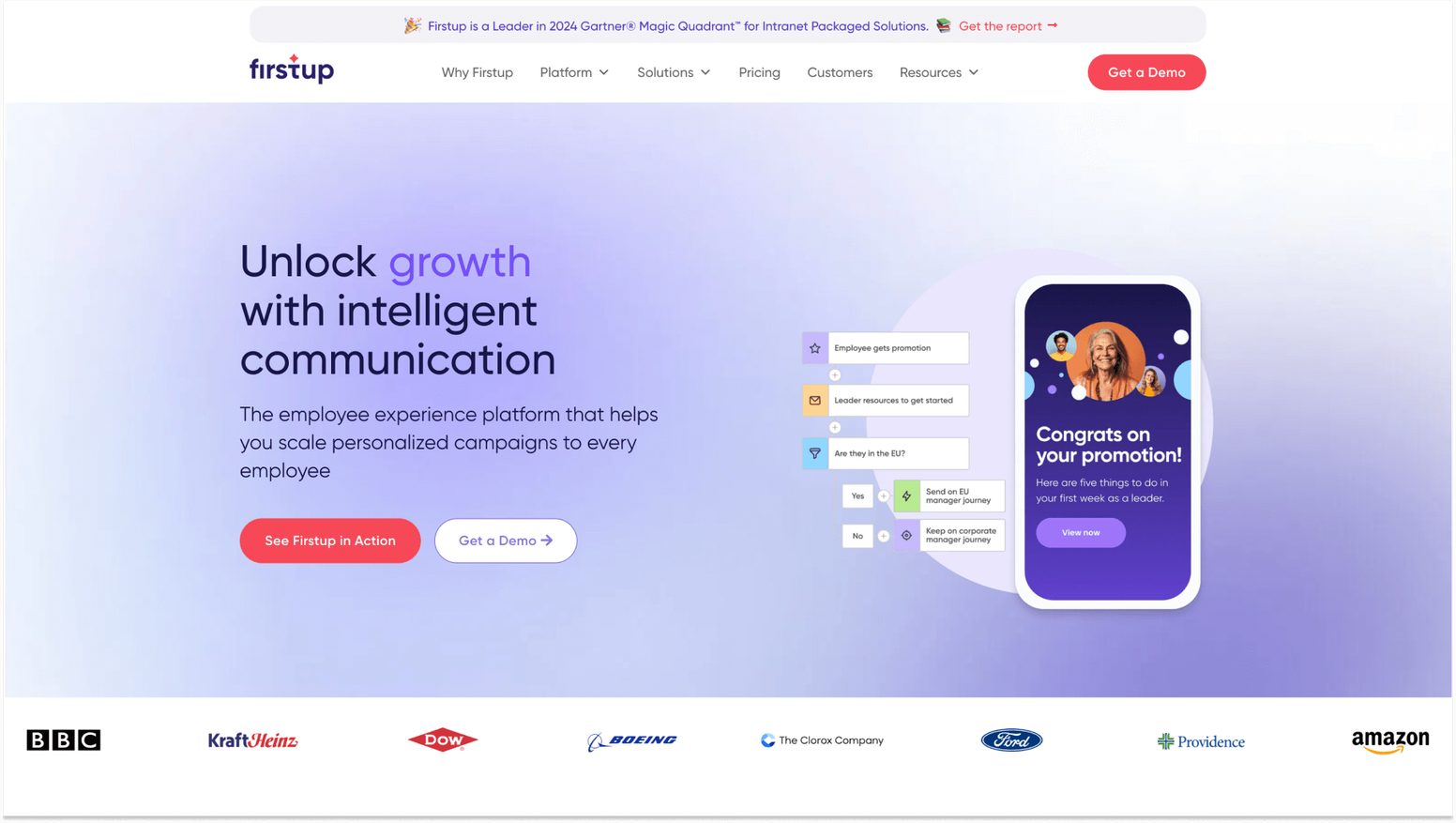 Employee Engagement Tools and Software: Firstup