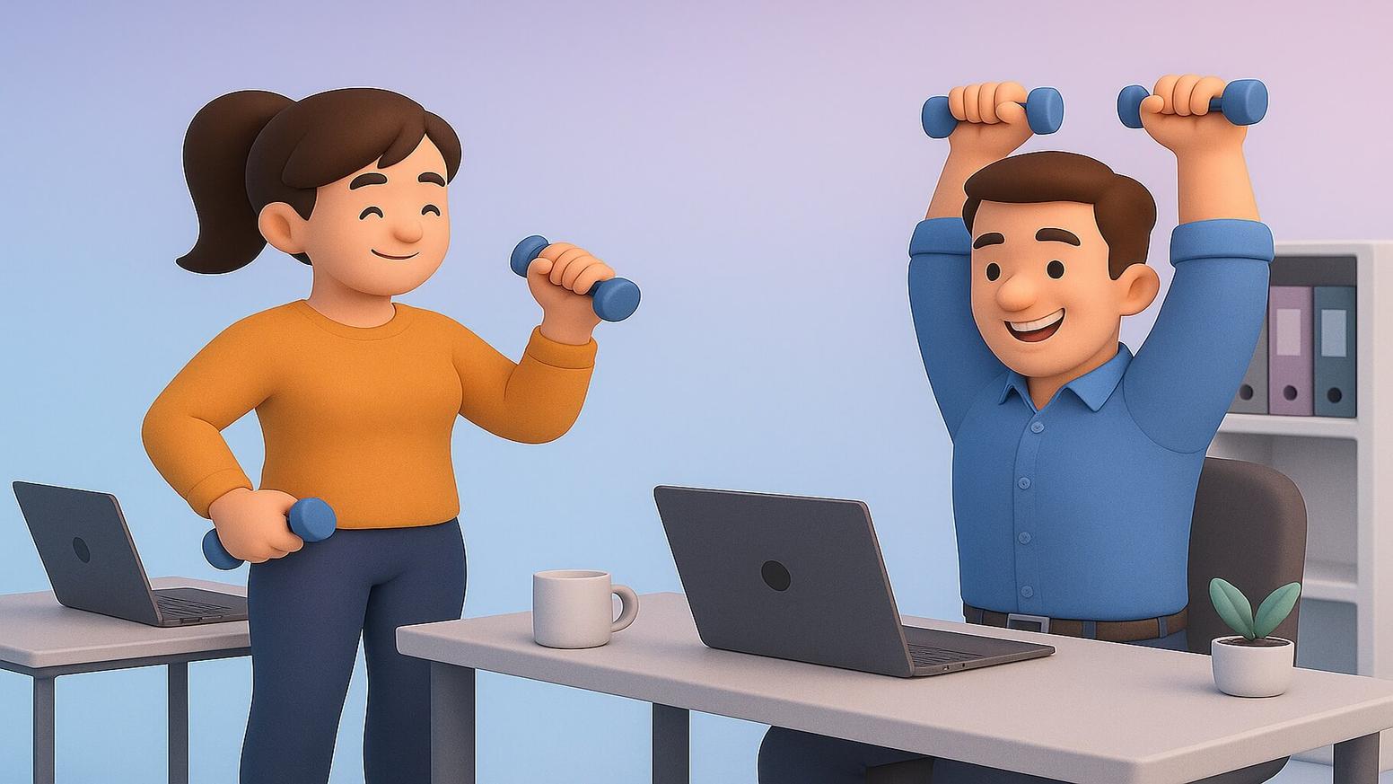 Seasonal fitness challenges for the office