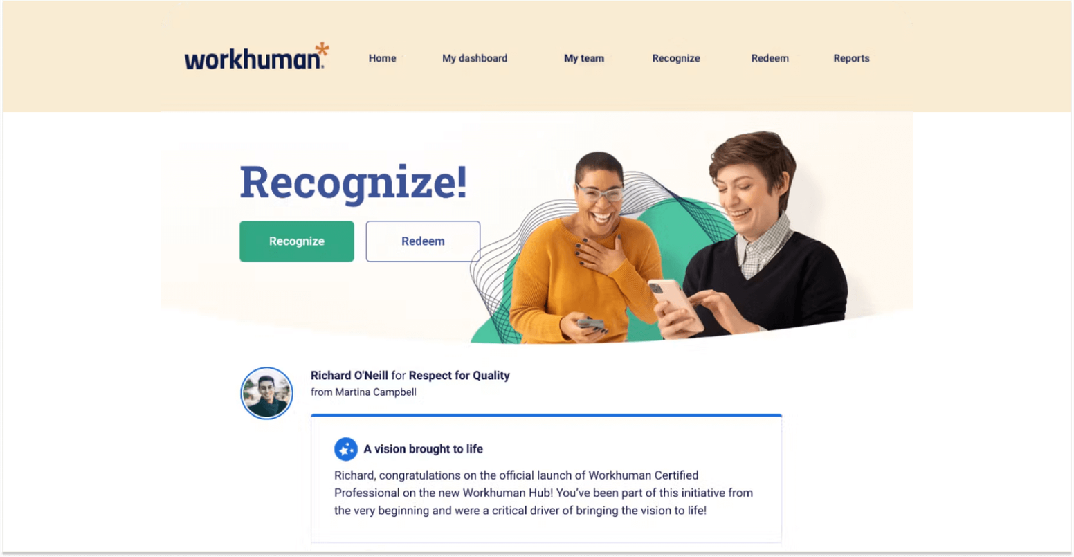 Employee Recognition Awards Programs that Work: Workhuman
