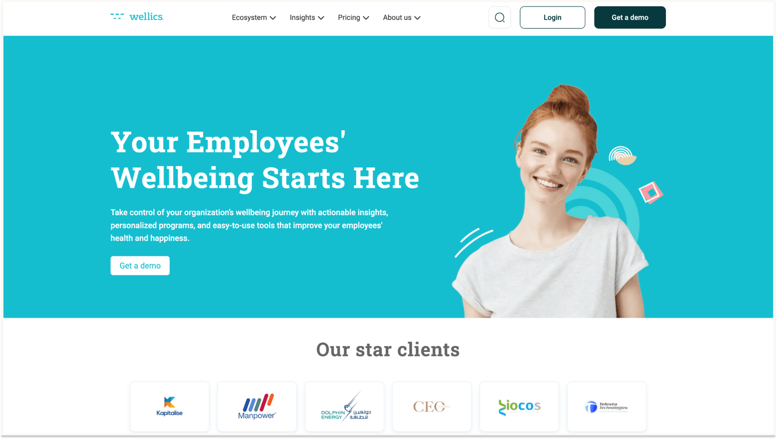 Employee Engagement Survey Software for Wellness: Wellics