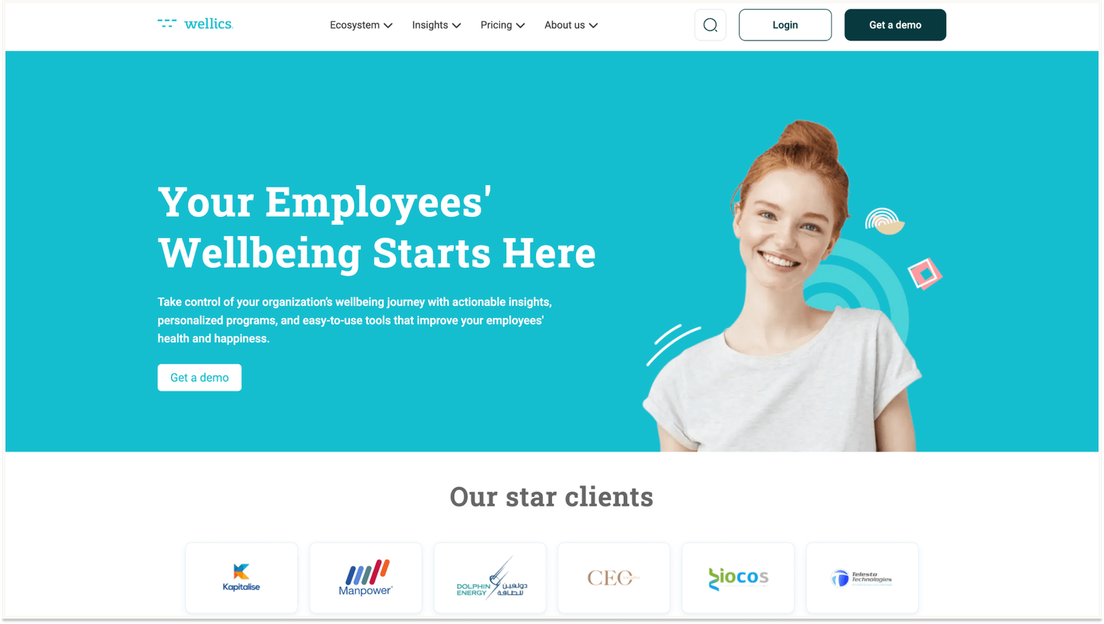Employee Engagement Survey Software for Wellness: Wellics