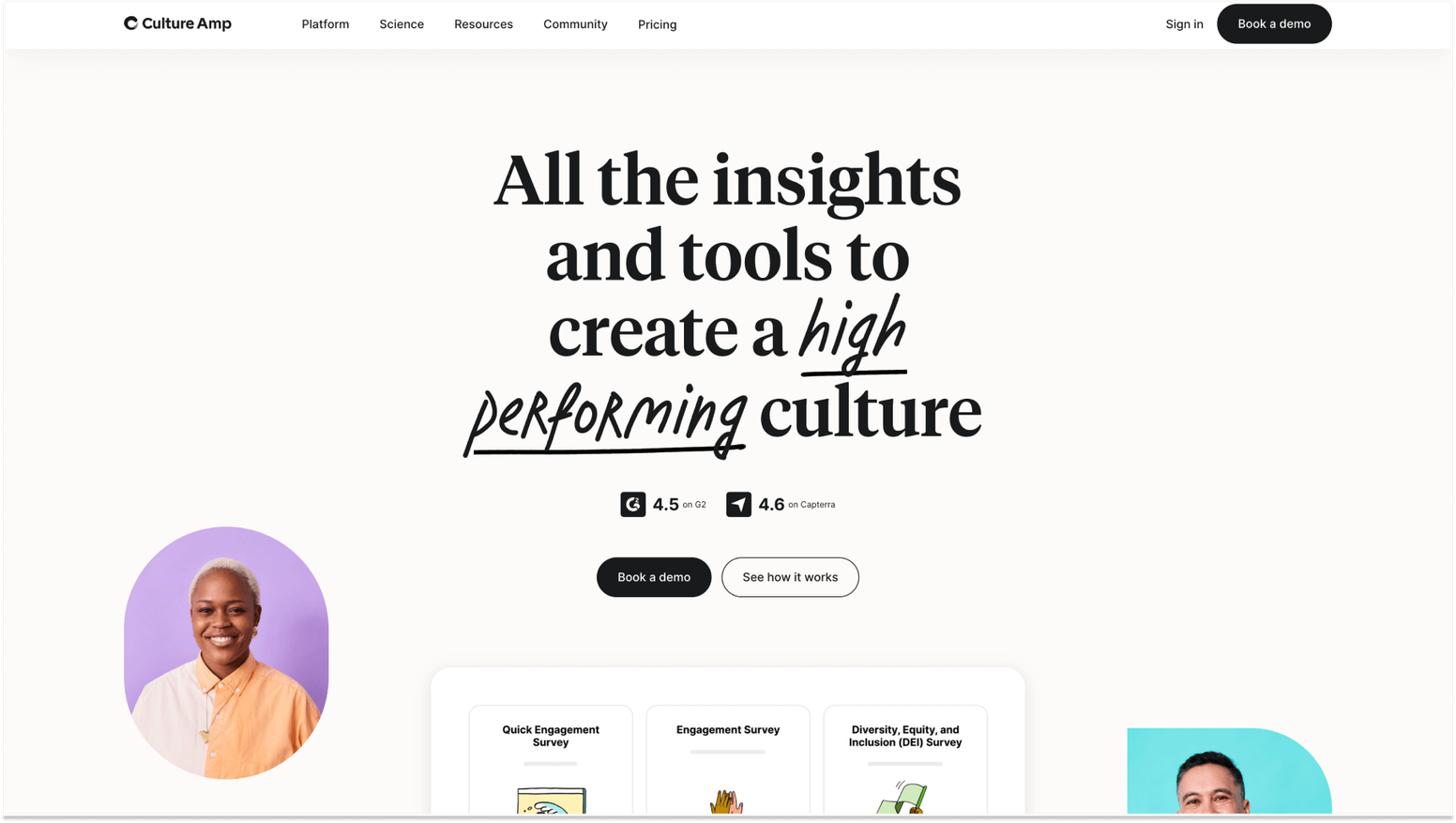 Employee Engagement Tools and Software: Culture Amp