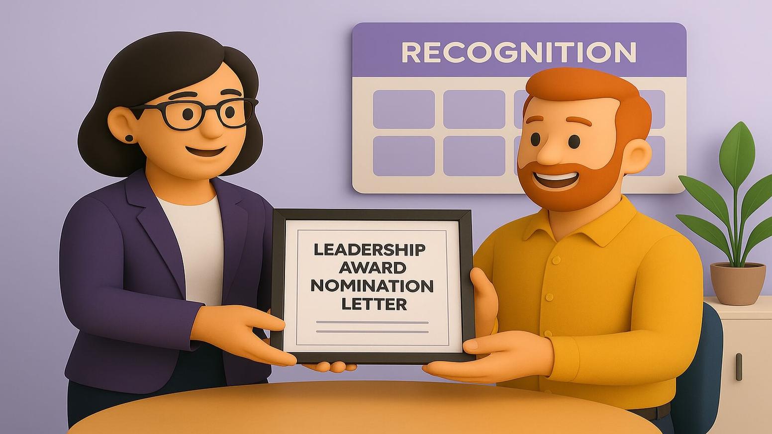 What is a leadership award nomination?
