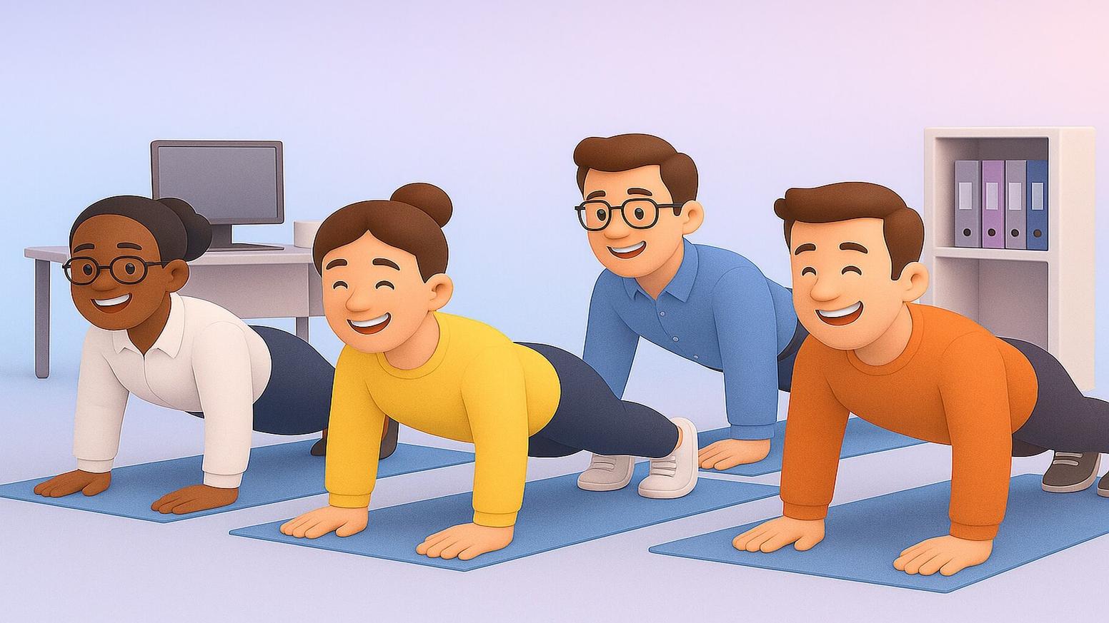 Fun office fitness challenges that teams love