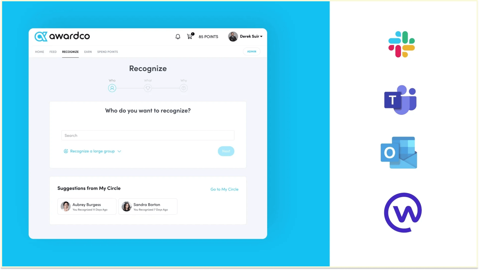 Awardco vs. WorkTango: Awardco Platform