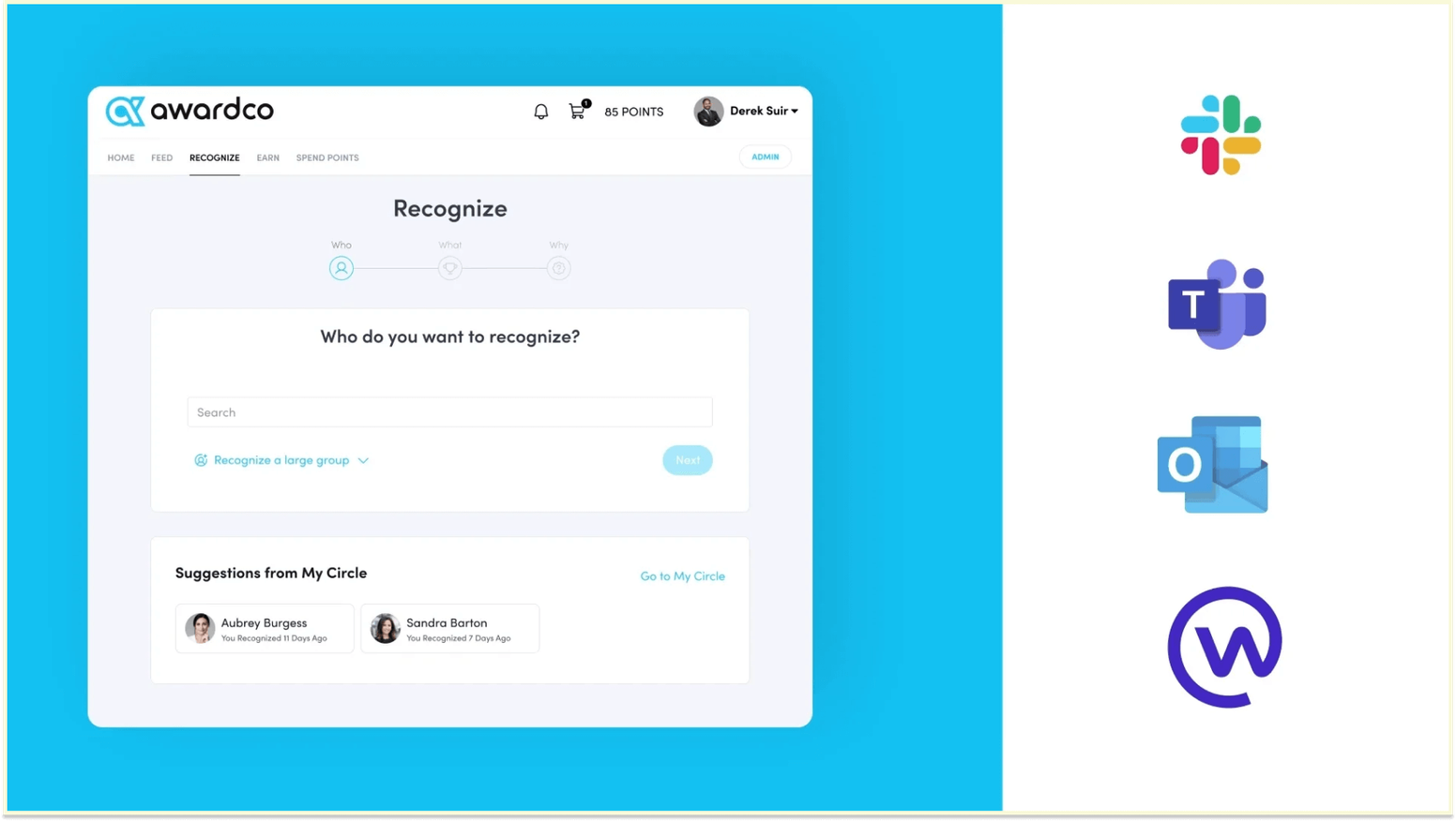 Awardco vs. WorkTango: Awardco Platform