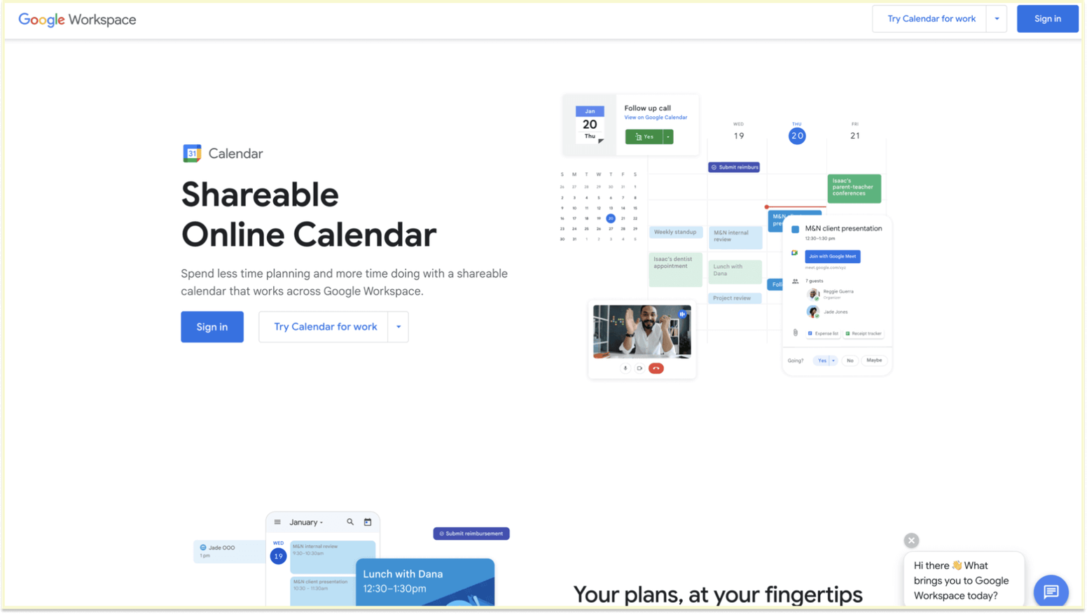 Most Popular Slack Integrations and Apps: Google Calendar
