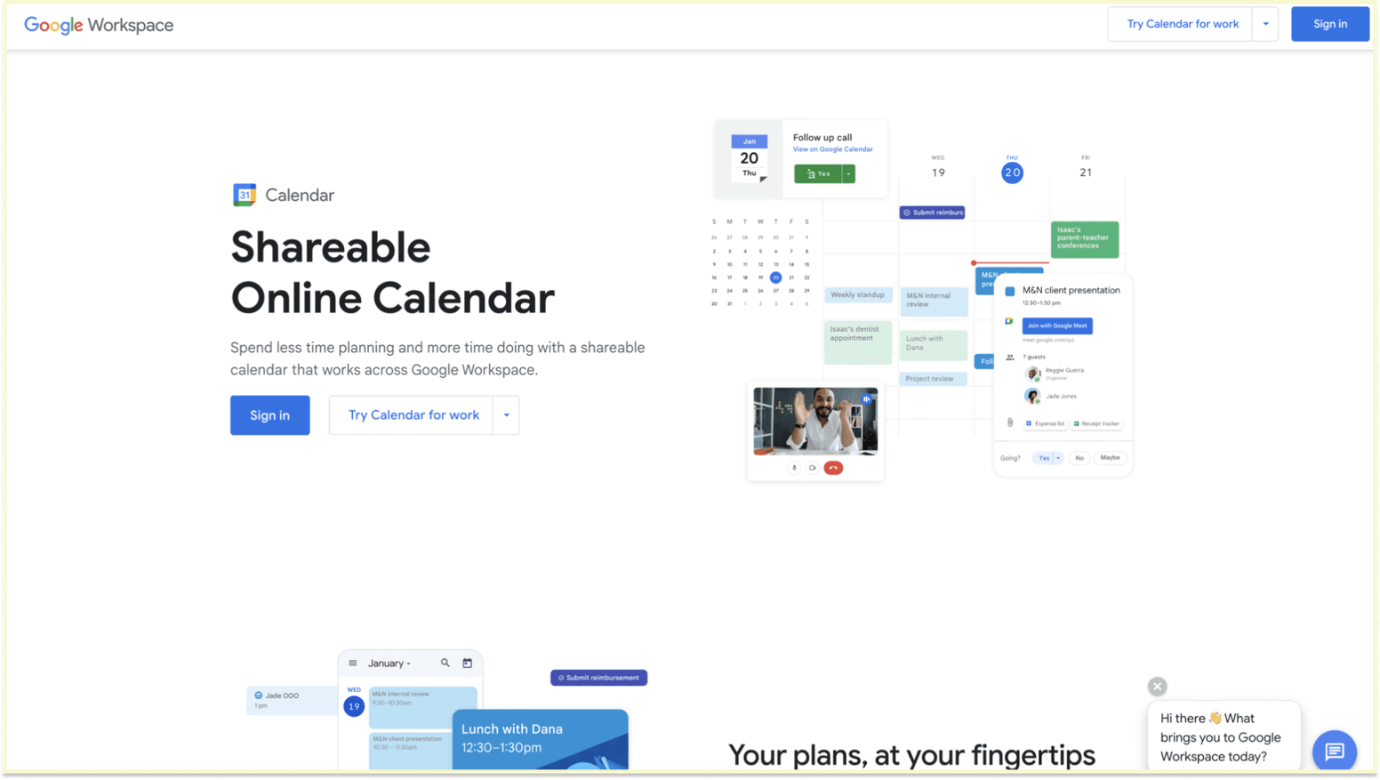 Most Popular Slack Integrations and Apps: Google Calendar
