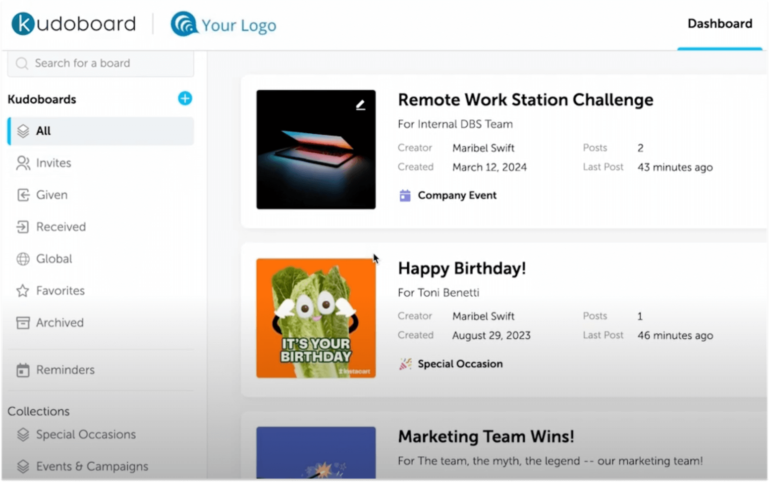 Workstars Competitors: Kudoboard