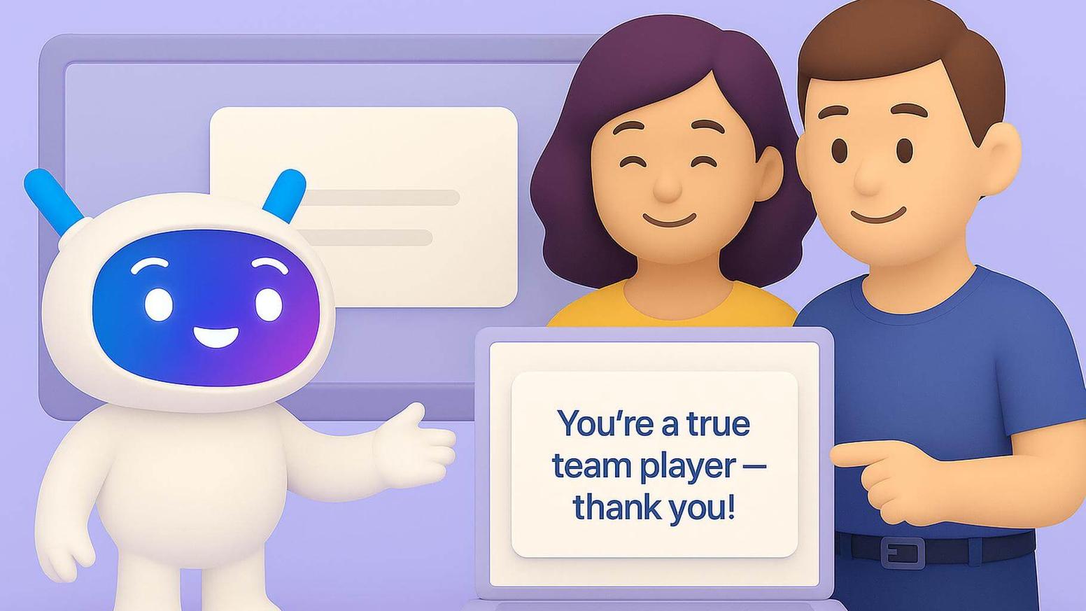 How Matter offers a free kudos card template experience - no design needed
