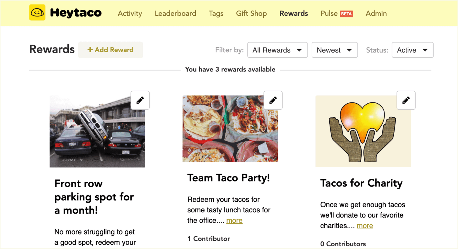 HeyTaco vs. Matter: HeyTaco Rewards