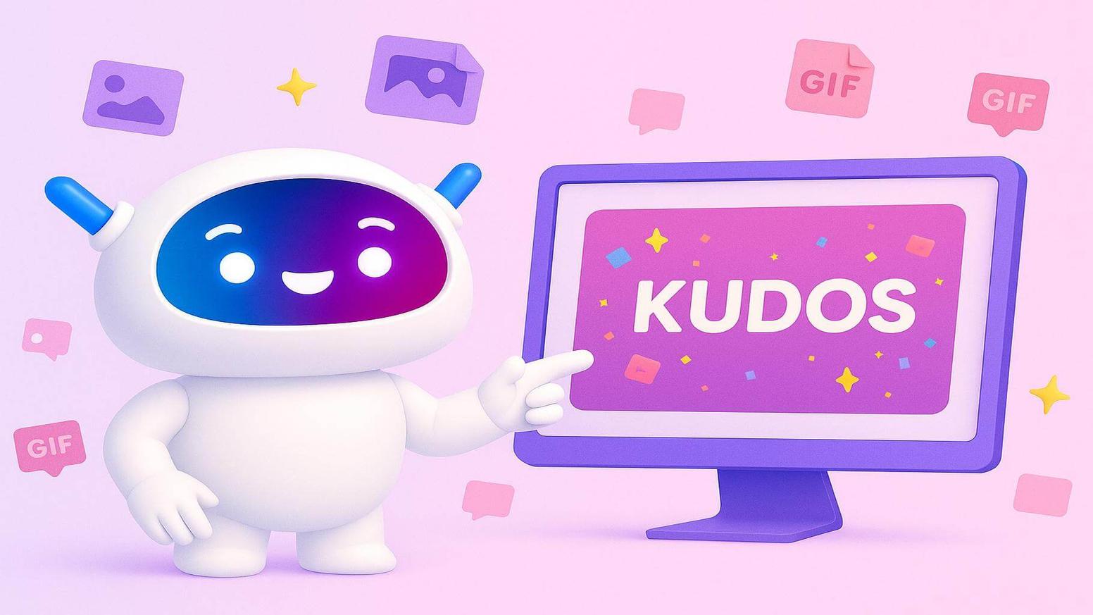 How to use kudos GIFs in team communication