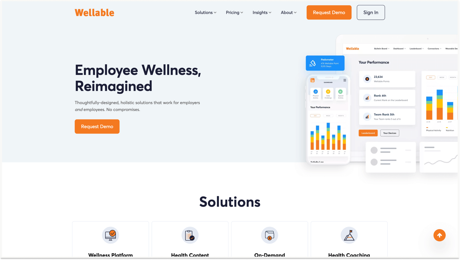Employee Engagement Survey Software for Wellness: Wellable