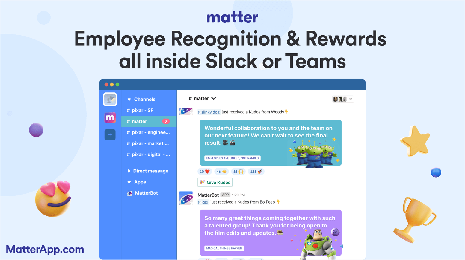Assembly Alternatives: Matter - Employee Recognition & Rewards Software