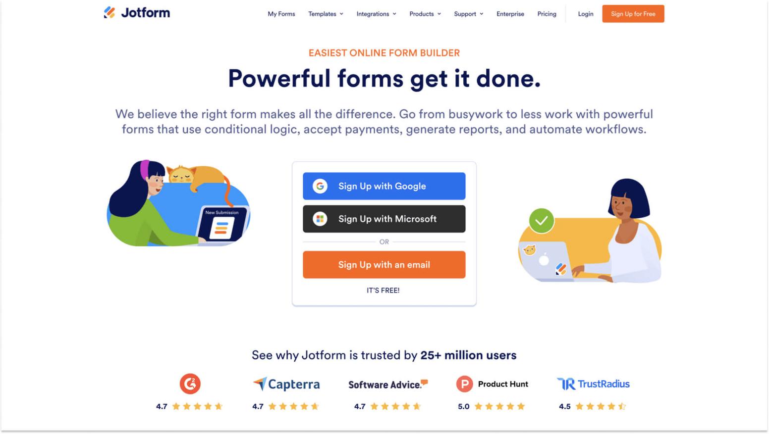 Budget-friendly eNPS measurement tools: Jotform