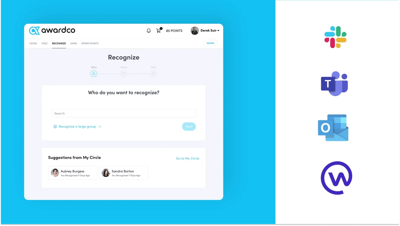 Social Team Recognition Software to Celebrate Success: Awardco