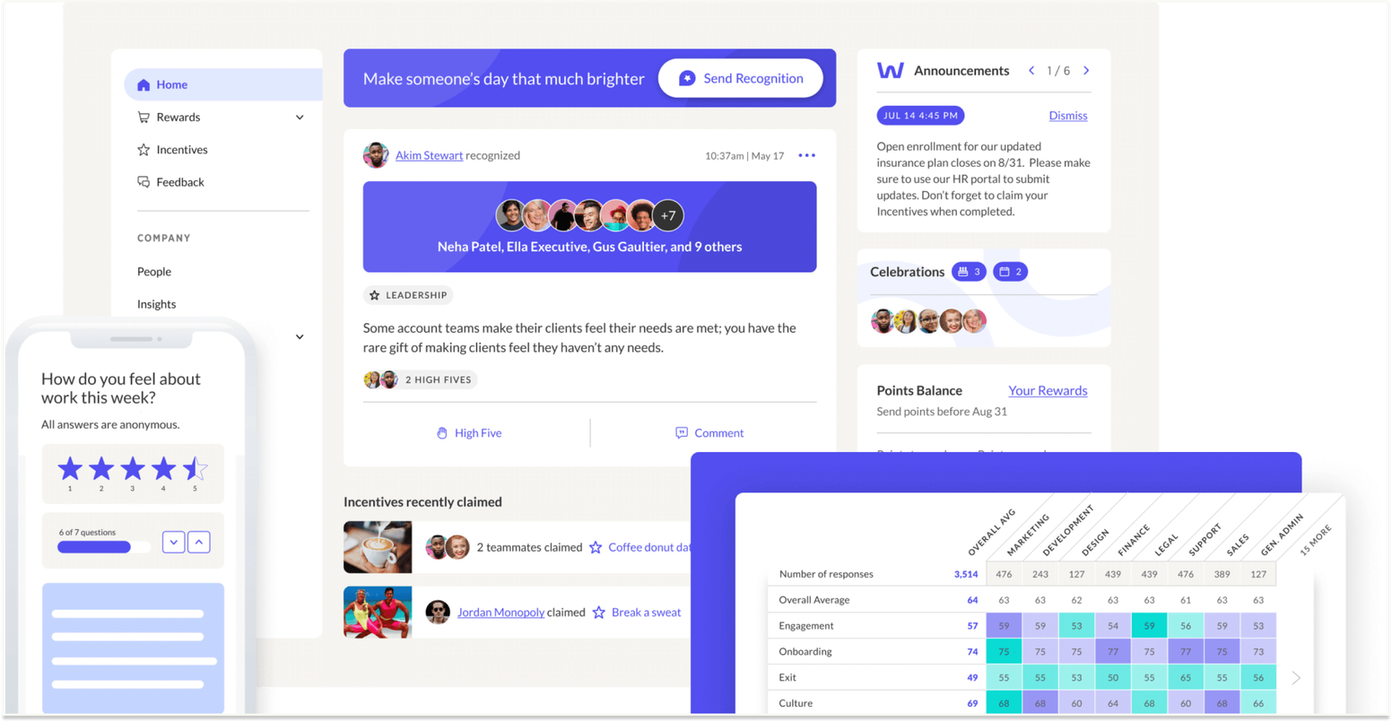 Employee Engagement Tools and Software: WorkTango