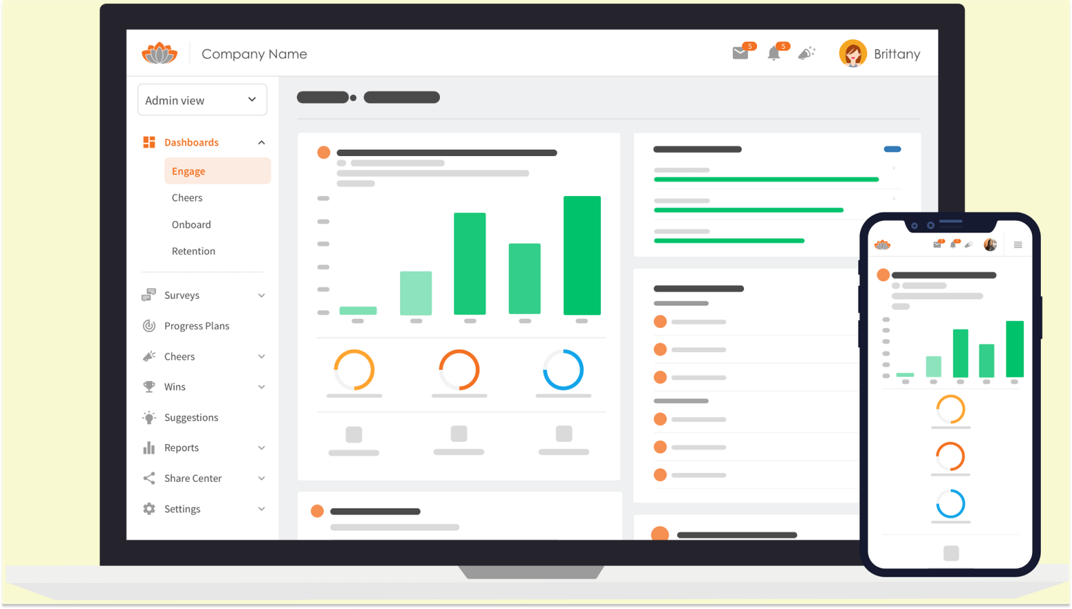 Mid-market eNPS software solutions: TINYpulse