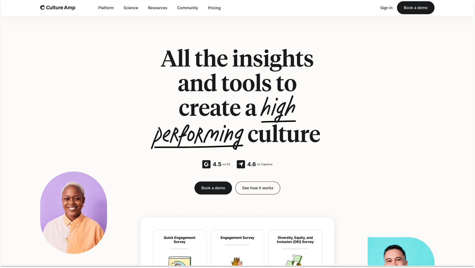 Best Employee Engagement Software and Platforms: Culture Amp