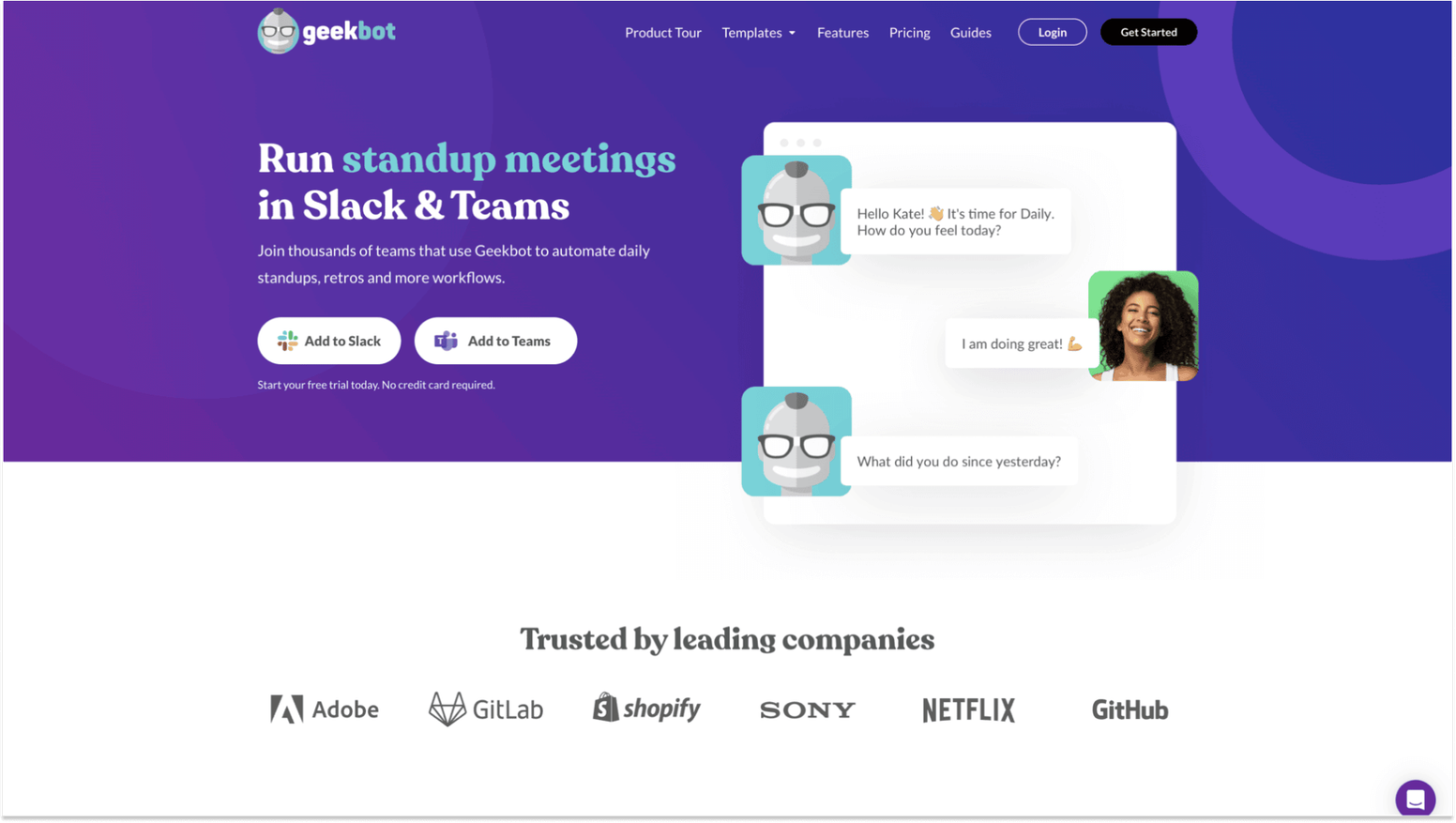 Employee Engagement Survey Tools for Slack Apps: Geekbot