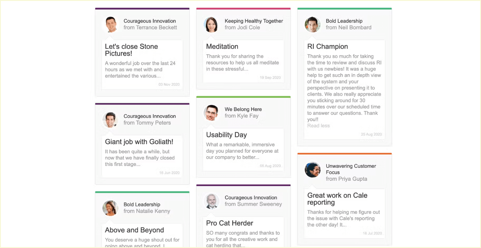 Motivosity vs. Workhuman: Workhuman recognition