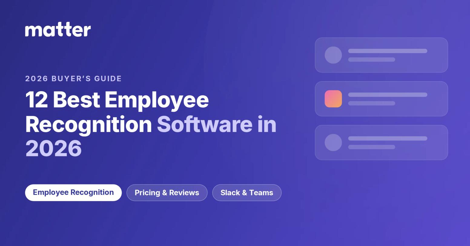 12 Best Employee Recognition Software & Platforms in 2026