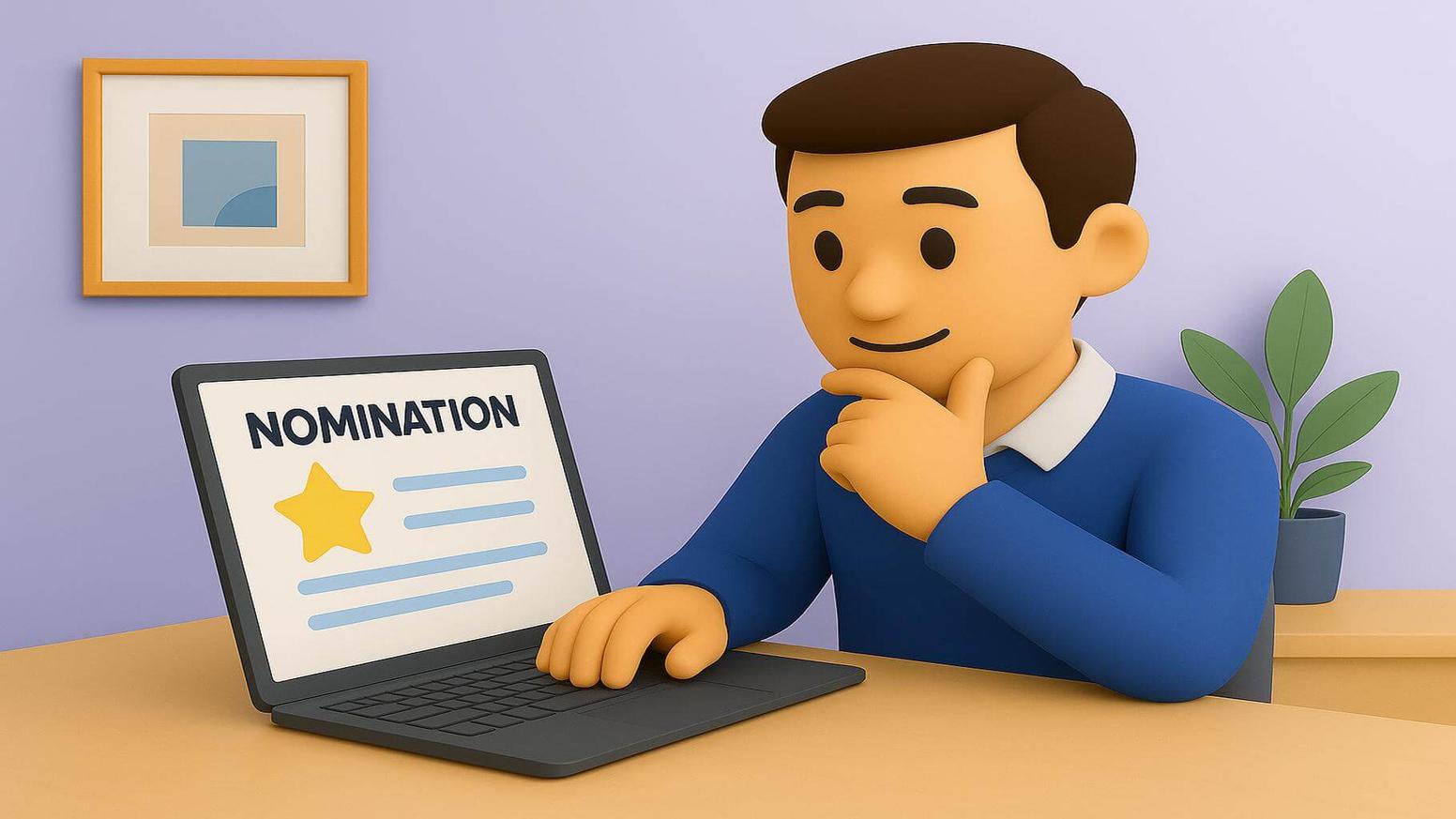 Employee of the month nomination example templates and samples