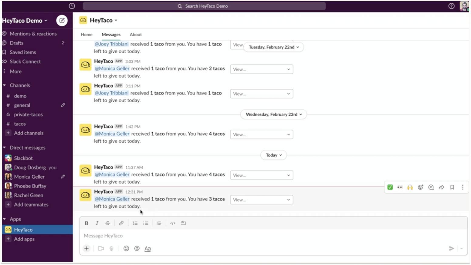 Social Team Recognition Software to Celebrate Success: HeyTaco