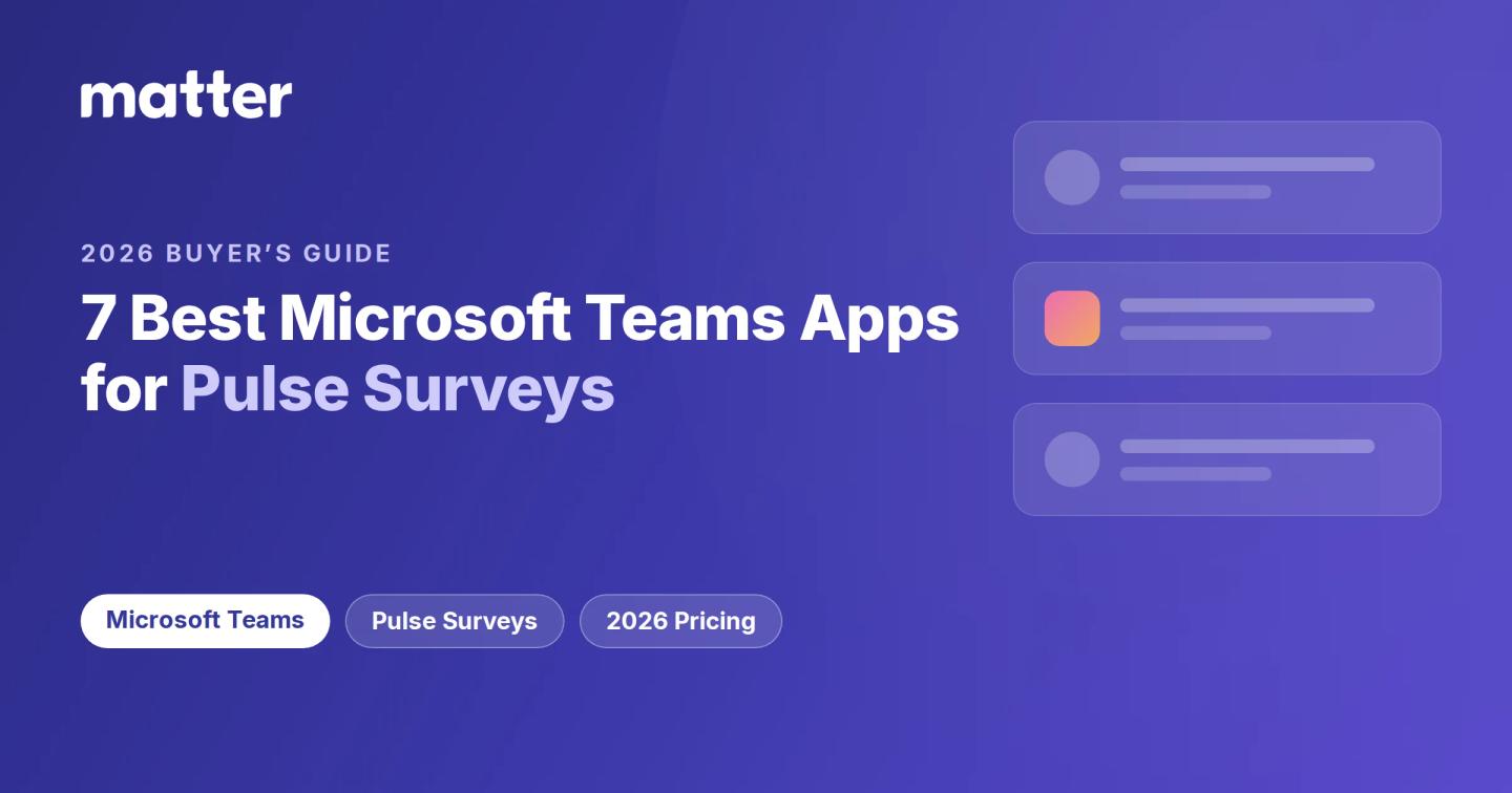 7 Best Microsoft Teams Apps for Pulse Surveys in 2026