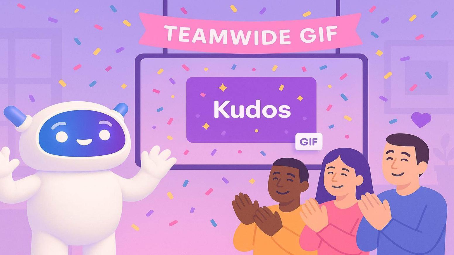 Creative ways to use a team kudos GIF