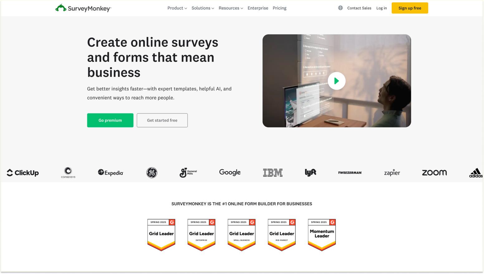 Budget-friendly eNPS measurement tools: SurveyMonkey
