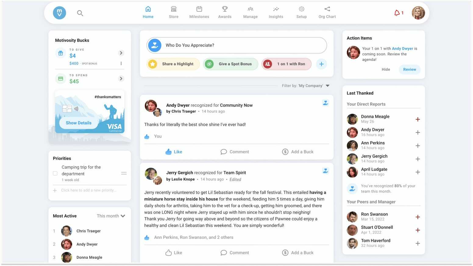 Employee Recognition Programs Examples for Workplace Success: Motivosity