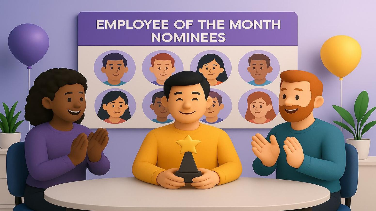 Designing effective nomination form for employee of the month systems