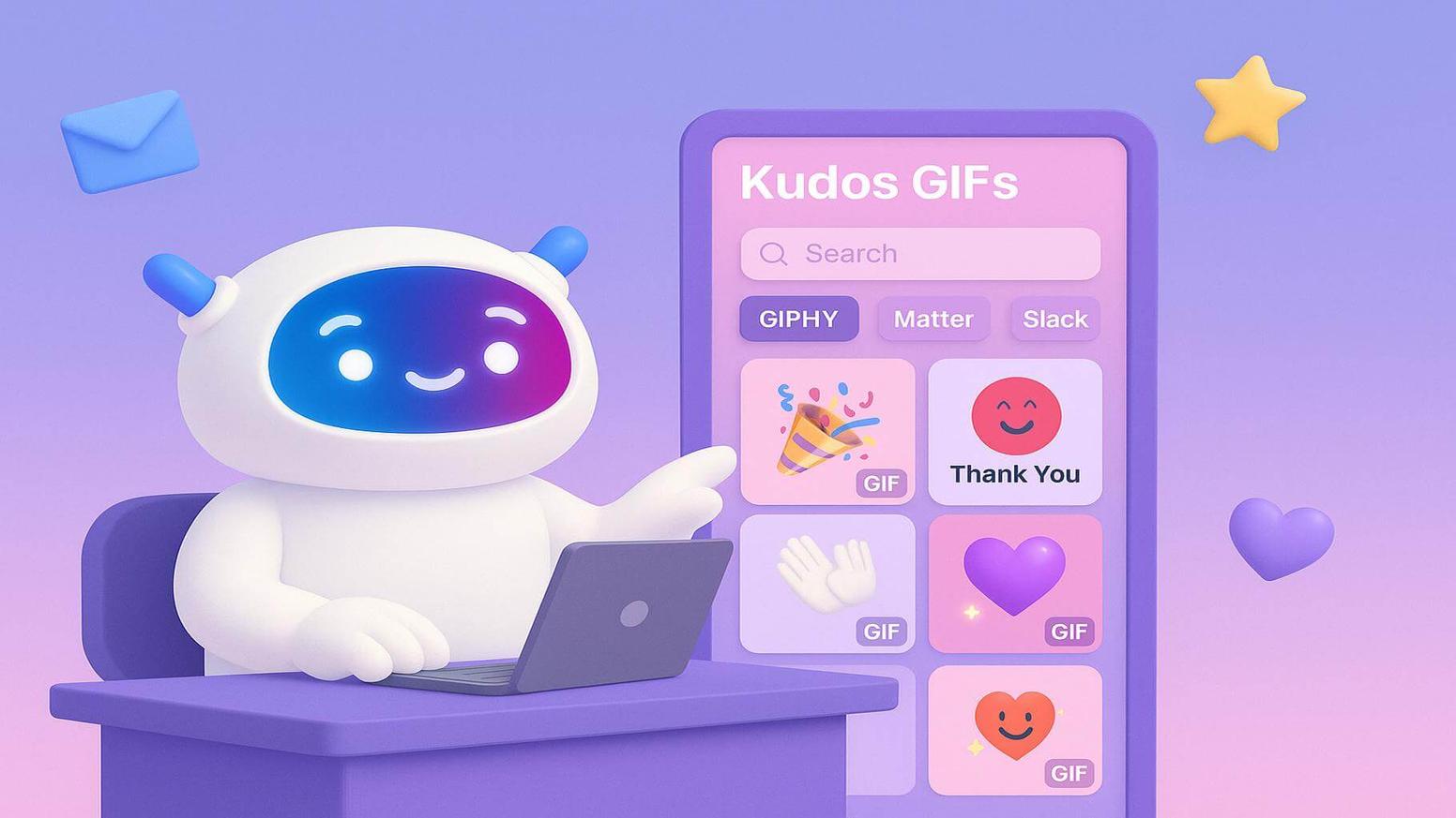 Where to find Kudos GIF images for Work