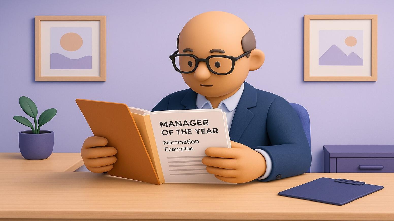 Manager of the year nomination sample templates